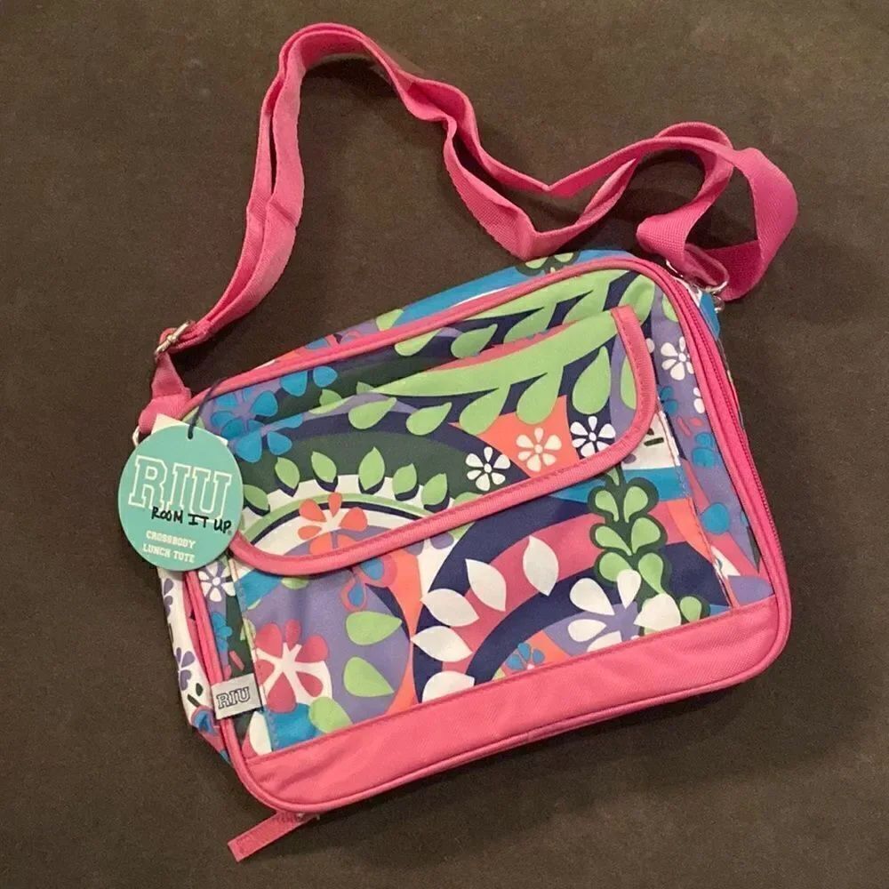 Room It Up Crossbody Lunch Box Lunch Tote NWT